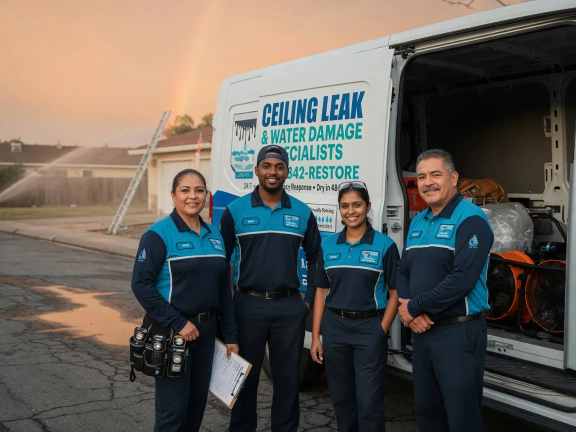 Ceiling Leak Cleanup company in Doole, TX