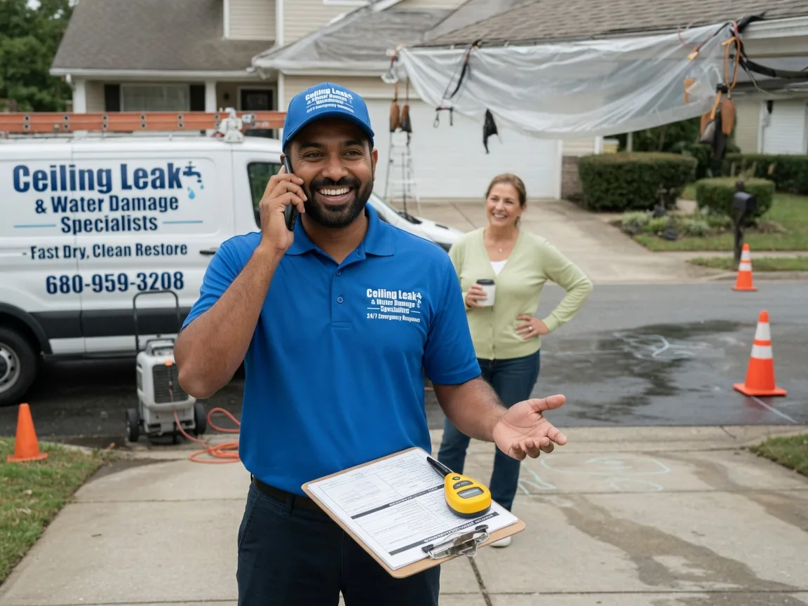 Ceiling Leak Cleanup Doole, TX FAQs